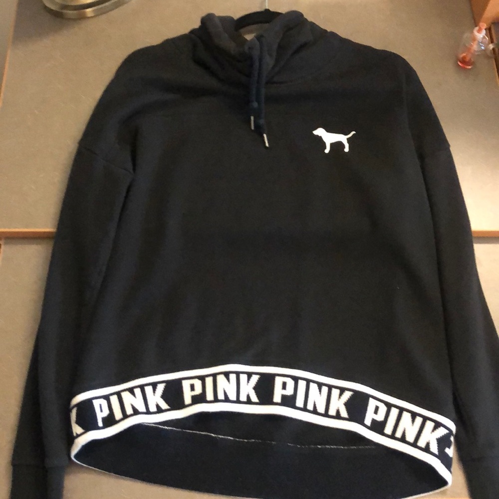 Victoria Secret Black Long Sleeve Hoodie/Shirt